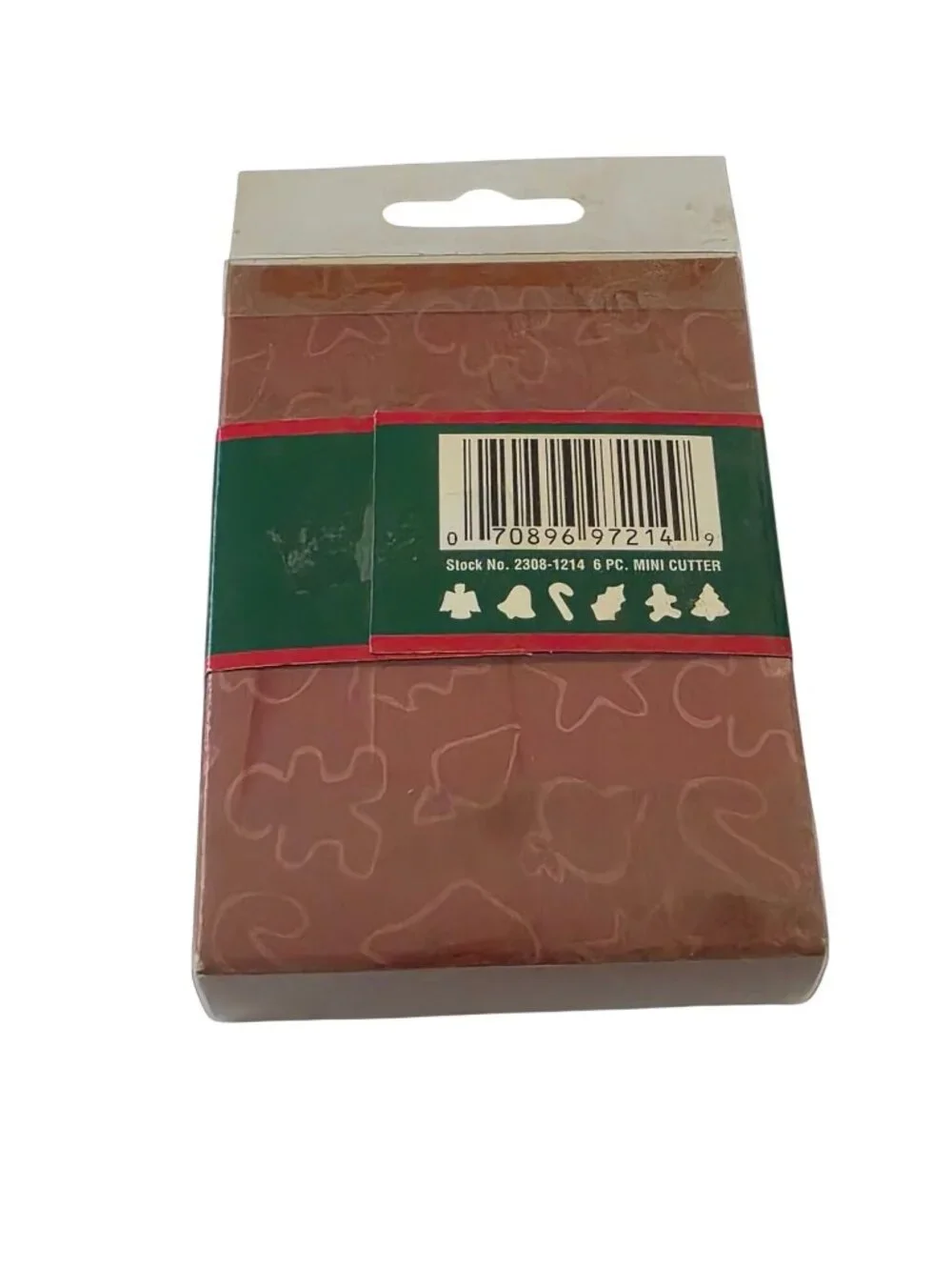 Vintage Wilton 6 Mini Cookie Cutter Set Holiday Christmas 2000 Gingerbread Tree